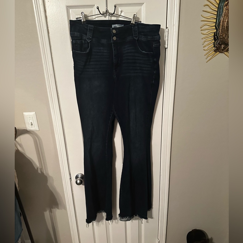 Tall dark denim